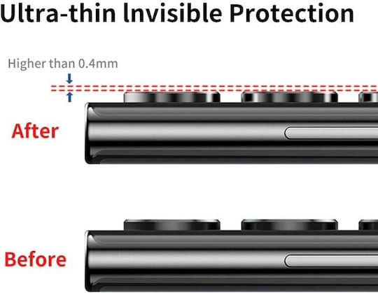 Kameraschutz Gehärtetes Glas Black für das Samsung Galaxy S24 Ultra 5G