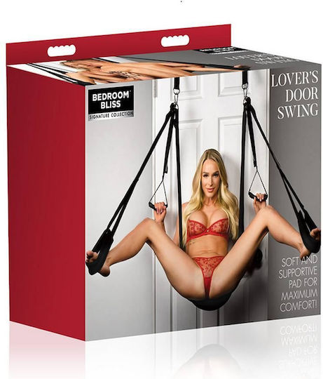 Leagăn de Ușă Fetish Xr Play Hard Lover's Door Swing Negru