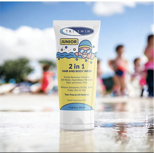 TriSwim Junior Αδιάβροχο Παιδικό After Sun Gel για Πρόσωπο & Σώμα 200ml