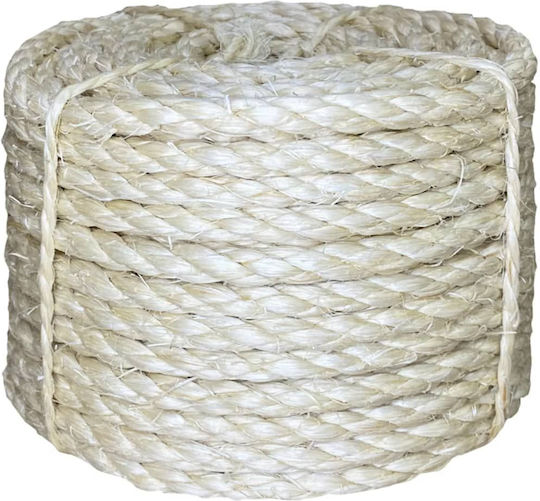 vidaXL Σχοινί Στριφτό 8mm 25m Σιζάλ 1.2kg