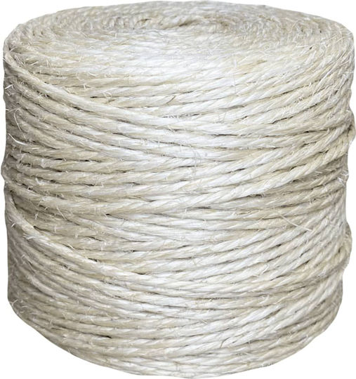 vidaXL Rope Twisted 4mm 2.5kg
