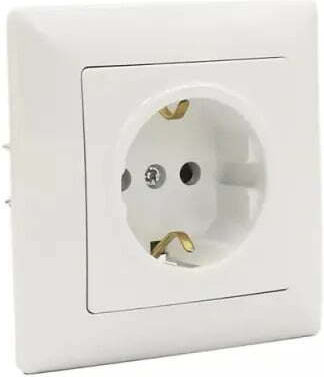 Πρίζα Τοίχου Εντοιχιζόμενη Λευκό Songrui Wall Switch