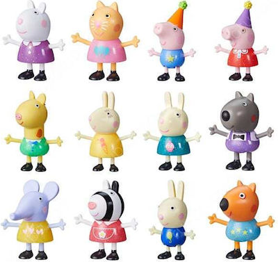 Miniature Toy Party Friends Peppa Pig 7.5cm. (Various Designs/Assortments of Designs) 1pc