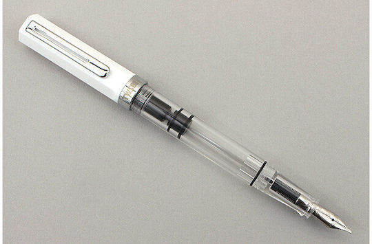Twsbi Eco White Piston Πένα Καλλιγραφίας Broad Λευκή