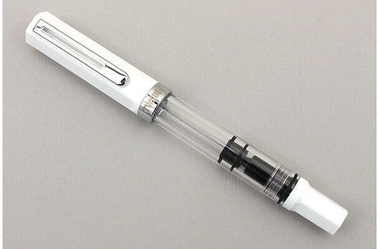 Twsbi Eco White Piston Πένα Καλλιγραφίας Broad Λευκή