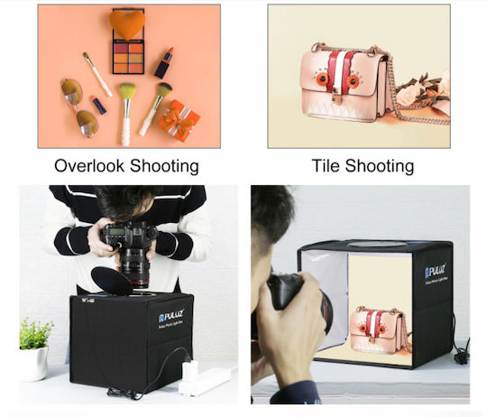 Puluz Studio Photo Box Lighted 25x25x25cm