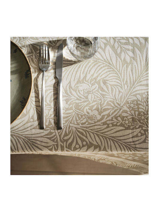 Gofis Home Tischtuch Leinen Ginevra Olive 150x220cm