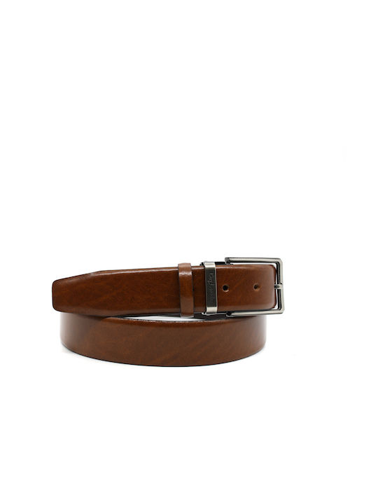 Guy Laroche Men's Leather Belt Brown