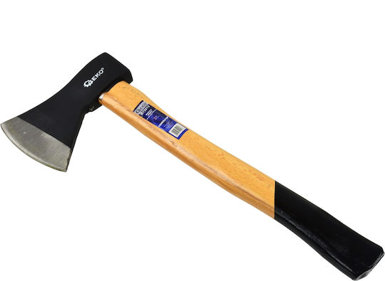 Geko G72212 Axe Length 45.5cm and Weight 1kg with Wooden Handle