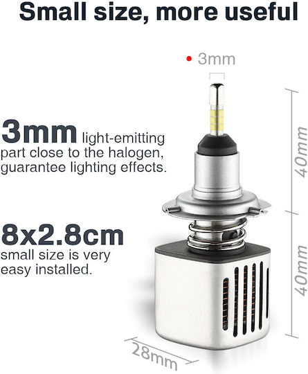 Mover Samsung Lamps Car & Motorcycle H7 LED 6500K Cold White 12V 26W 1pcs