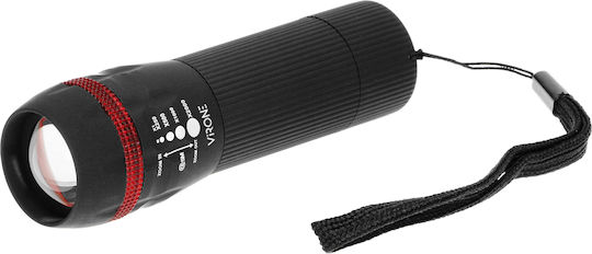 Orno Taschenlampe LED mit maximaler Helligkeit 60lm Schwarz