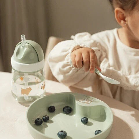 Little Dutch Εκπαιδευτικό Ποτηράκι Καλαμάκι Little Farm 300ml