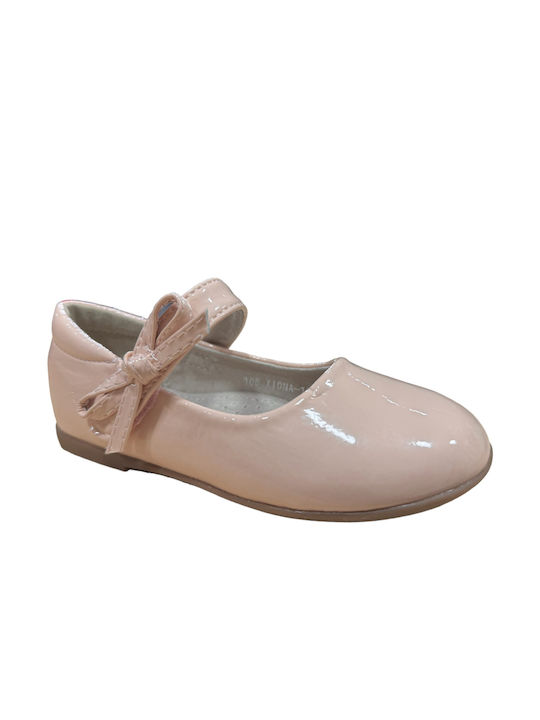 IQ Shoes Kids Anatomic Leather Ballerinas Pink