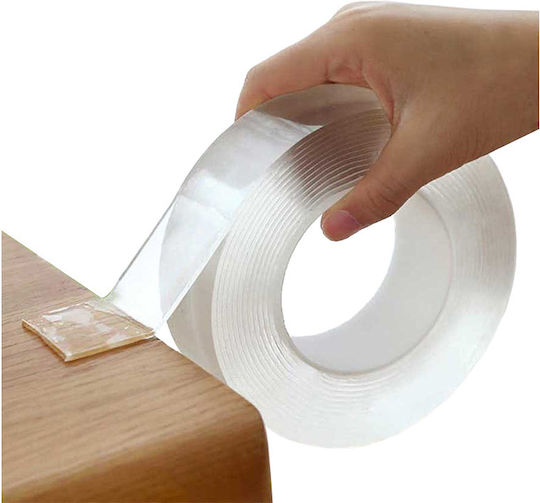 Doppelseitiges Klebeband Zola Transparent Flexibel Nicht Markierend 100 X 3 Cm