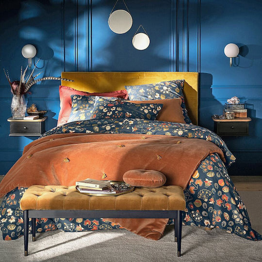 La Redoute Interieurs Headboard Cover Blue 160x85cm 1pcs 350151391_1763_40