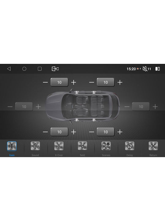 Lenovo Sistem Audio Auto pentru Ford Mustang 2010-2015 (Bluetooth/USB/AUX/WiFi/GPS/Partitură) cu Ecran Tactil 9"
