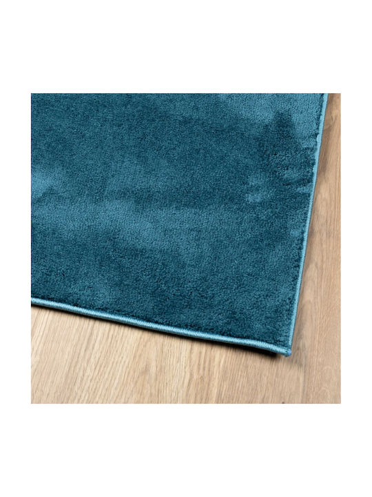 vidaXL Oviedo Χαλί Ορθογώνιο Τιρκουάζ 140x200cm
