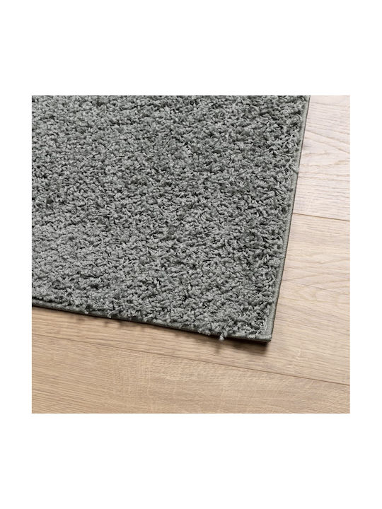 vidaXL Χαλί Διάδρομος Shaggy Πράσινο 80x250cm
