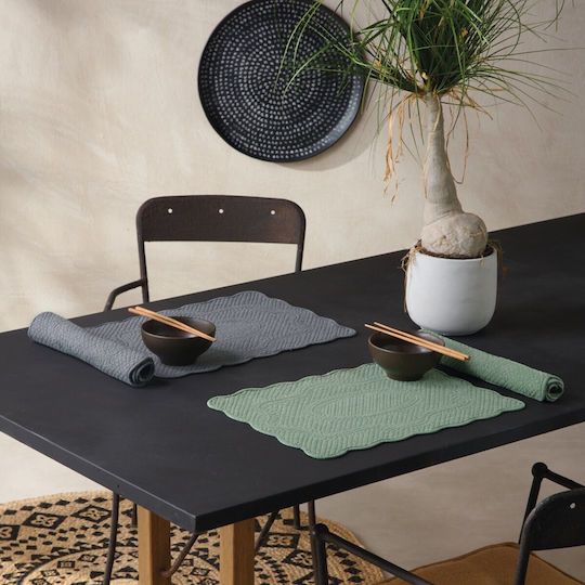 Kentia Loft Fusion Σουπλά Υφασμάτινο 50x35cm 2τμχ