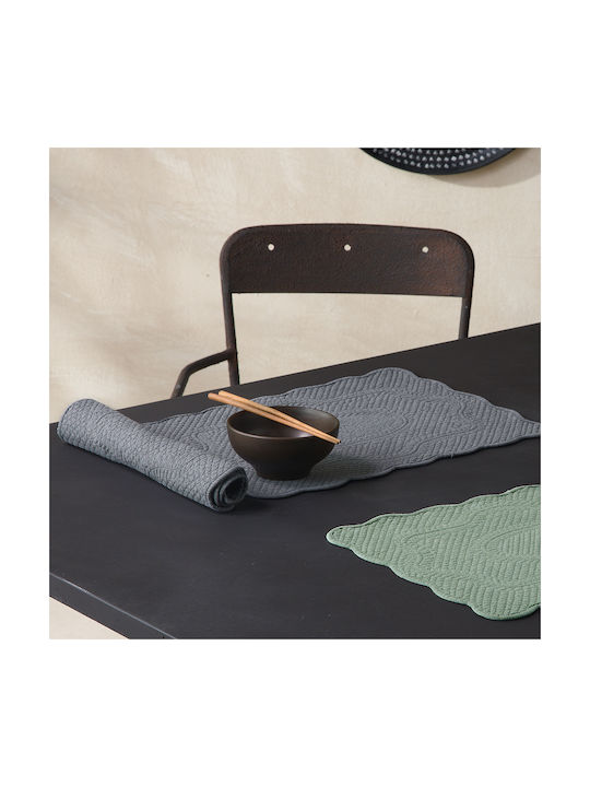 Kentia Loft Fusion Сервизи за маса Текстил Сив 50x35см 2бр