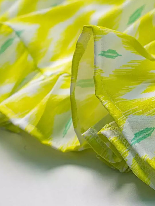 Children's Dress Lime Green
