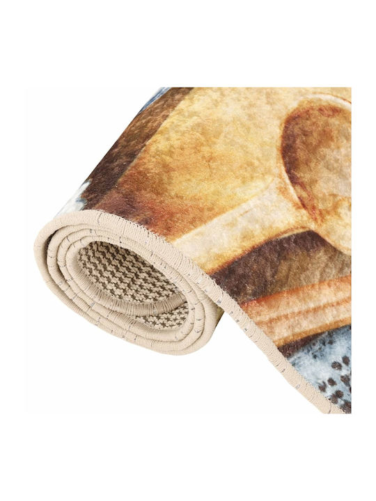 vidaXL Kitchen Mat Runner with Anti-slip Underlay Colorful 60x180εκ.