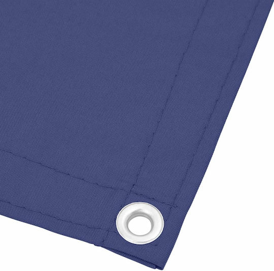 vidaXL Material Separator de Umbrire Albastru Cu cerc & cu strat PU 1.2x7m