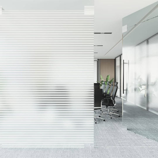 vidaXL Αυτοκόλλητο Βιτρίνας Αμμοβολής 45cm x 20m Λευκό 3206467 1τμχ