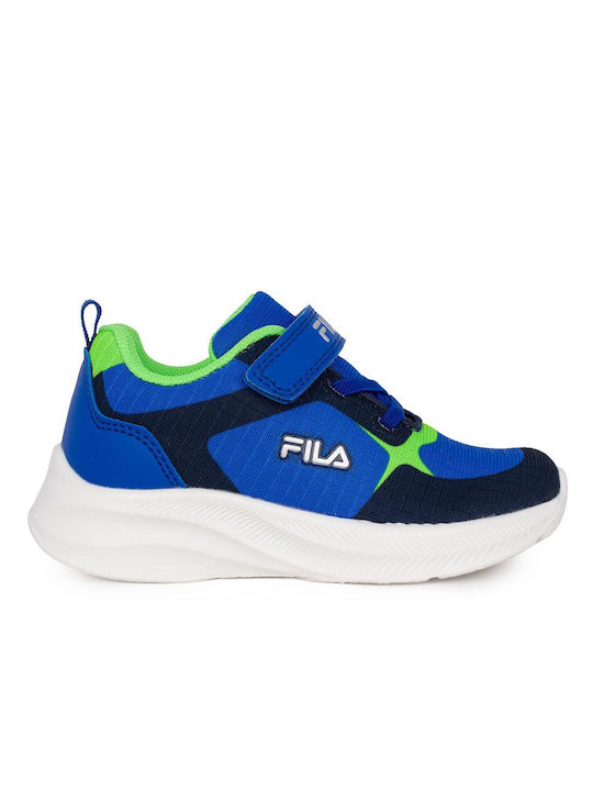 Fila Παιδικά Sneakers Abel V Ανατομικά με Σκρατς Πράσινα
