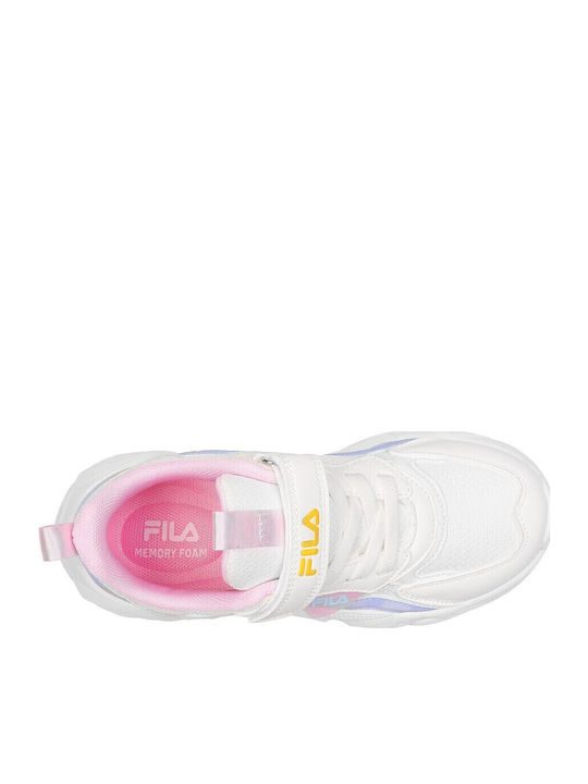 Memory Ruby 4 V Kinder Sneakers mit Klettverschluss Weiß