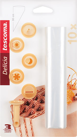 Tescoma Tescoma Spritzbeutel aus Silikon 30cm 10 Stück