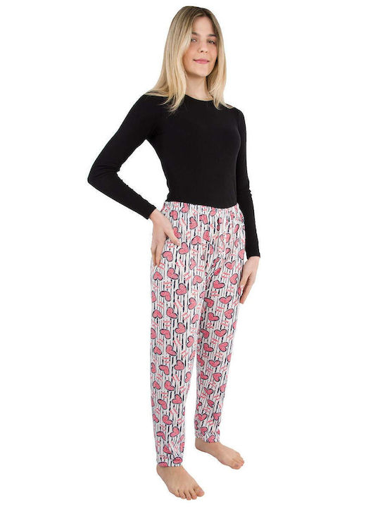 Calzedoro Sommer Baumwolle Damen Pyjama-Hose Colorful