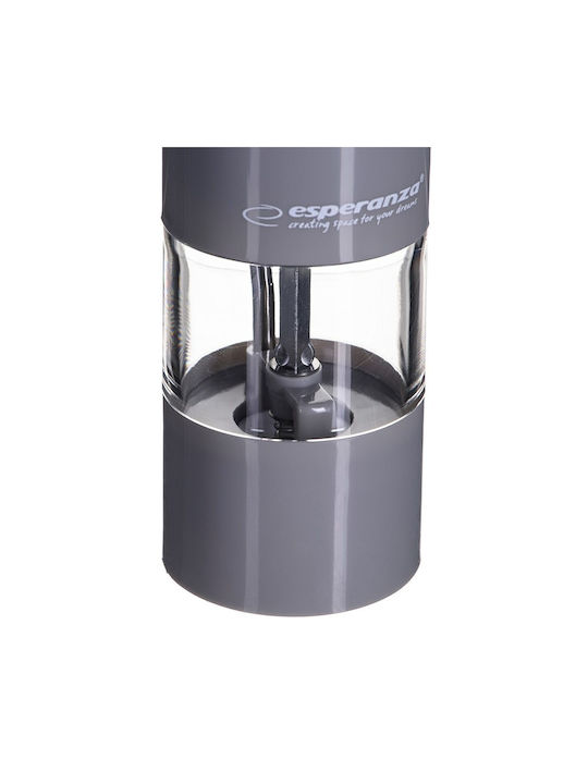 Esperanza Electric Set Spice Mills made of Plastic in Gray Color 23cm 1pcs