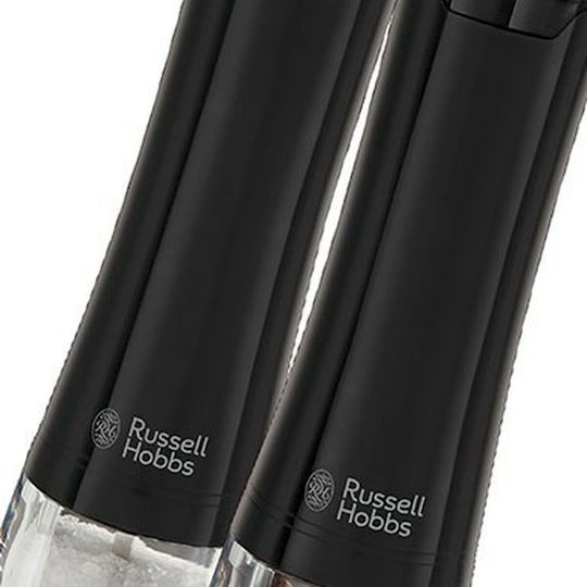 Russell Hobbs Elektrisch Gewürzmühlen Inox in Schwarz Farbe 2Stück
