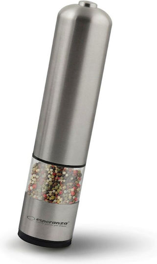 Esperanza Ekp002 Electric Set Spice Mills made of Metal in Gray Color 23cm 1pcs