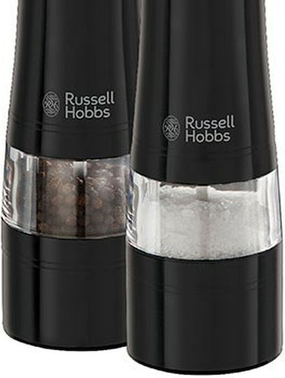 Russell Hobbs Elektrisch Gewürzmühlen Inox in Schwarz Farbe 2Stück