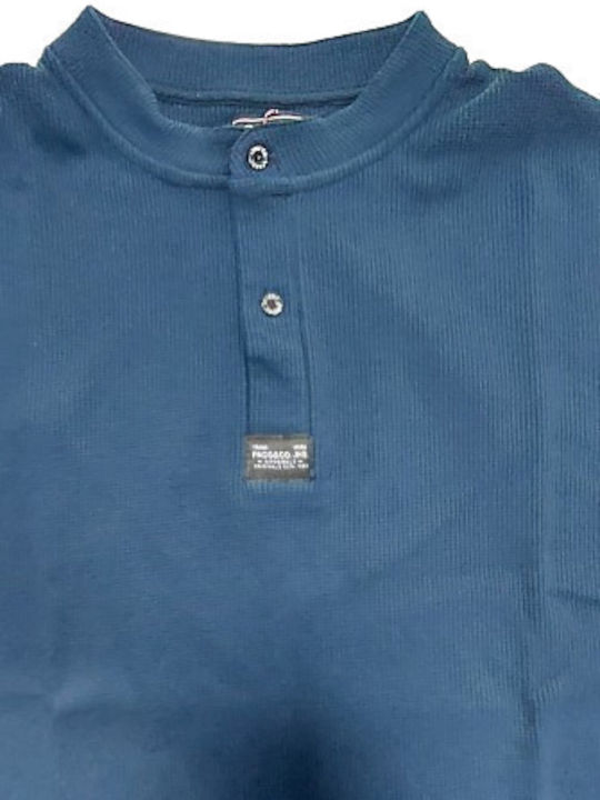 Short Sleeve Navy Blouse