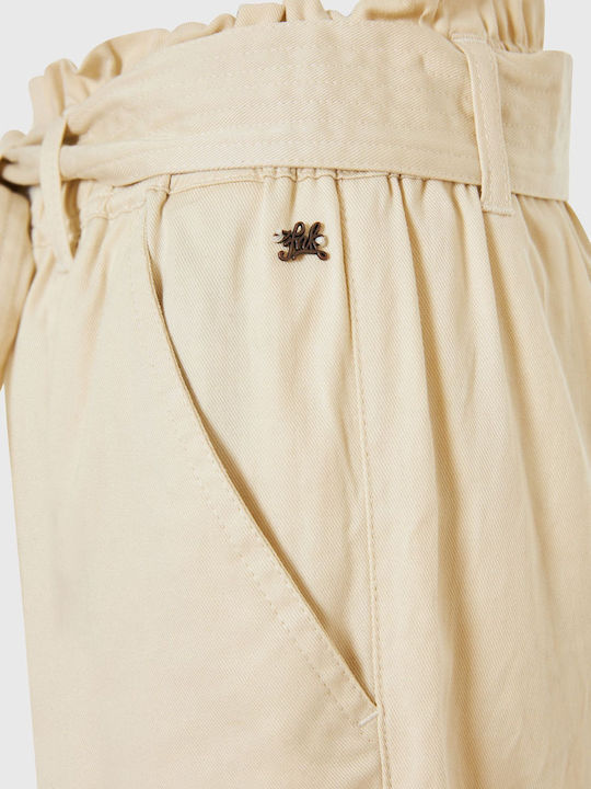 Women's High-waisted Shorts White