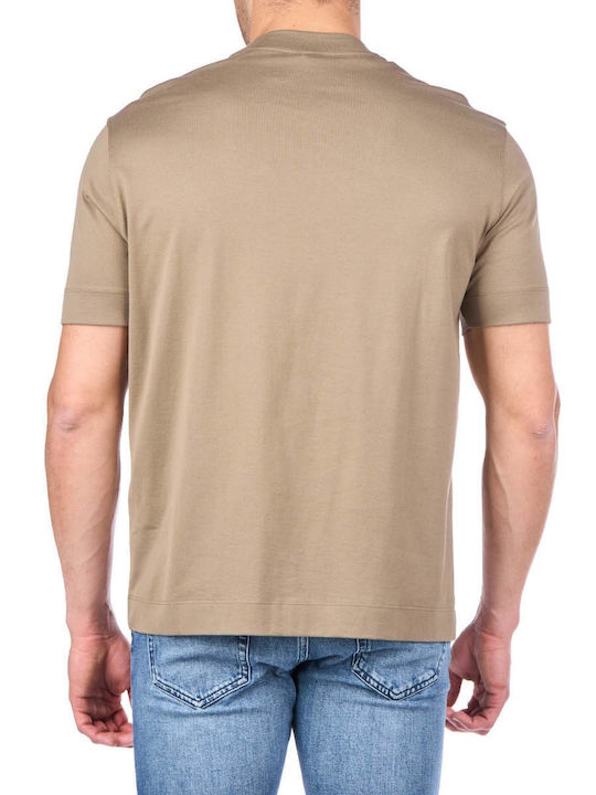 Emporio Armani Men's Short Sleeve T-shirt Khaki