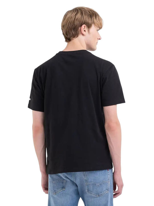 Replay Men's Short Sleeve T-shirt Black