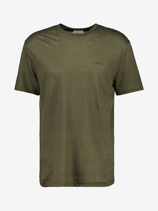Gant Herren T-Shirt Kurzarm Olive