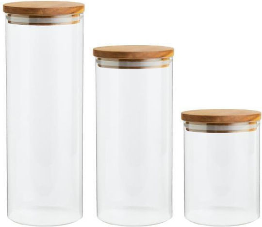 Next General Use Glass Transparent Vase with Lid 750ml
