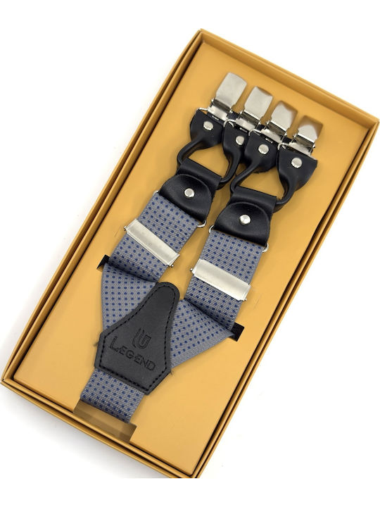 Legend Accessories Тиранти Отпечатани Сив
