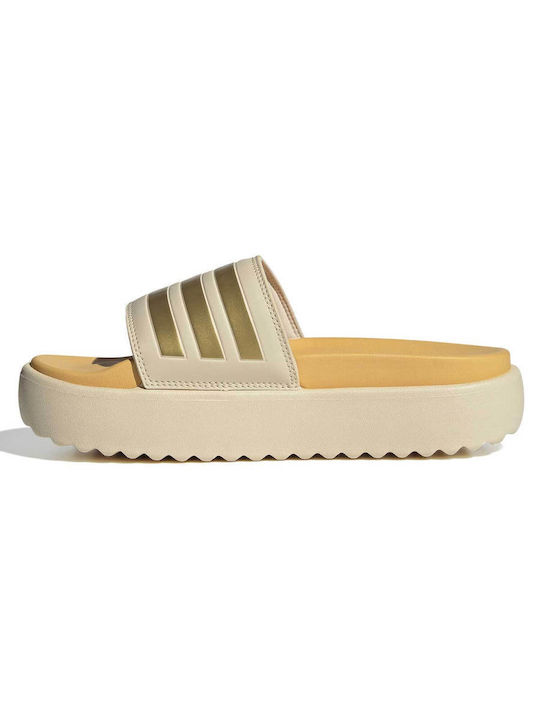 Adilette Women's Platform Slides Orange