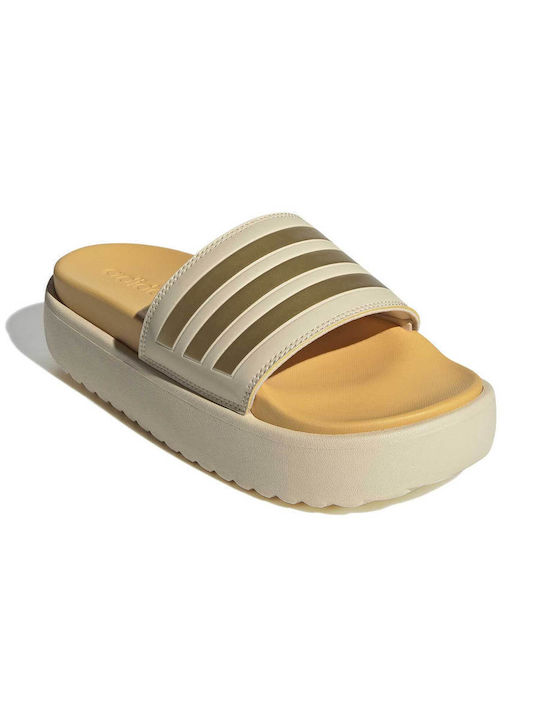 Adilette Women's Platform Slides Orange