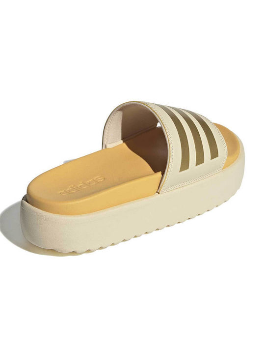 Adilette Women's Platform Slides Orange