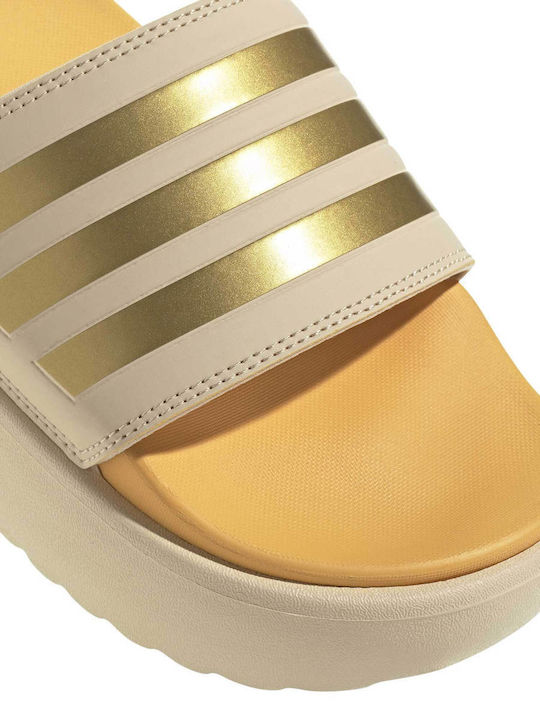 Adilette Women's Platform Slides Orange