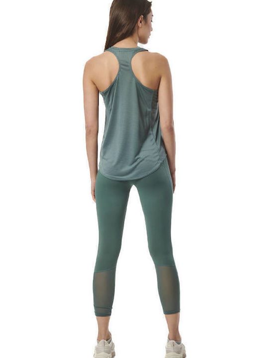 Women's Cropped Training Legging Pine Green