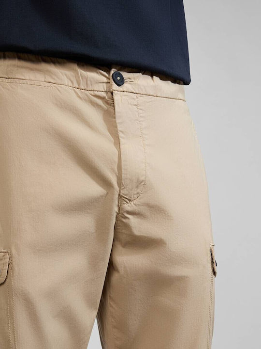 Herrenhose Elastische Loose Passform Beige