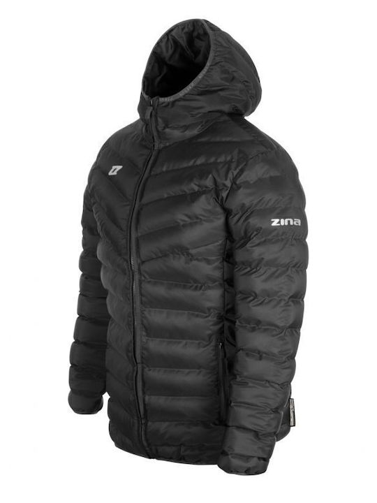 Zina Men's Winter Puffer Jacket Black